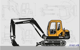 VOLVO   沃爾沃建筑機(jī)械 5.5噸挖機(jī) ----EC55B