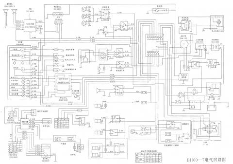 大宇DH60電氣回路圖