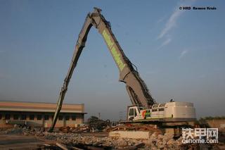 拆除挖掘机图片