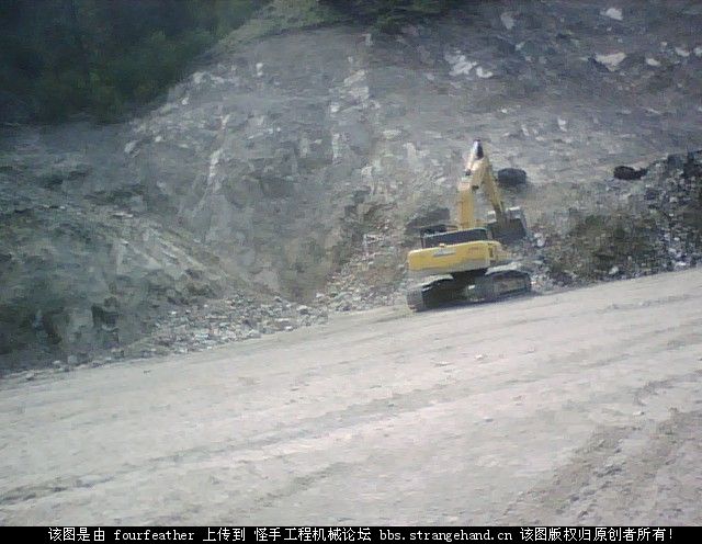 加拿大的奧克納根河谷公路建設(shè)圖片