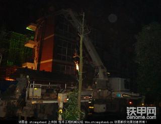 长沙混凝土施工工地！