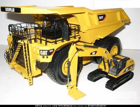 CAT320DL和大矿车CAT797F 1:50