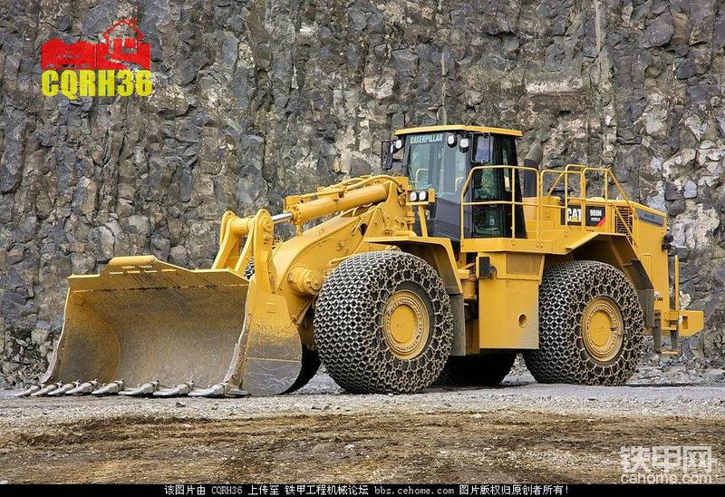  CAT 988H 裝機   自重50.5T；斗容6.9m&amp;sup3;；功率354KW