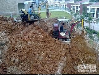 我开的迷你小挖..嘿嘿