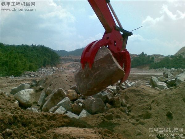 機械式抓鉗器 抓石頭的好東西