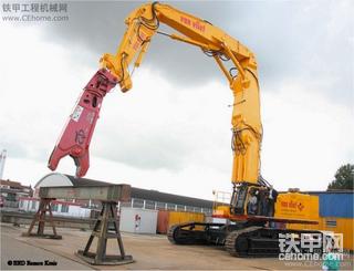 液压钳的威力_现场演示