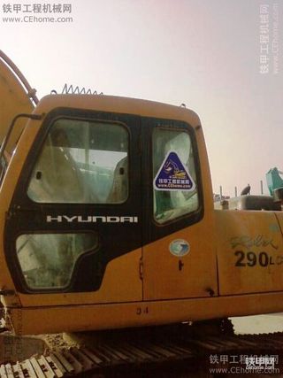 我的现代220LC-5挖掘机（带车贴）山东