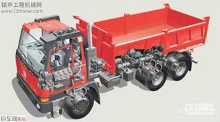 卡车底盘，太脱拉的。