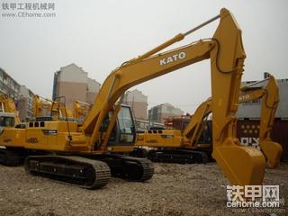 【原創(chuàng)】加藤HD820-V挖掘機靚照