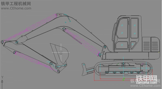 6吨小型挖掘机结构图