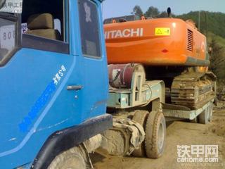 我家拖板车之背日立350