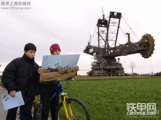 罕见的巨型斗轮机