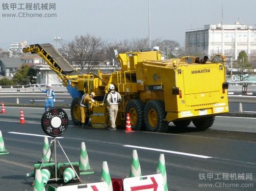 日本修路場景 道路設備展示