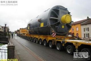 国外的平板拖车