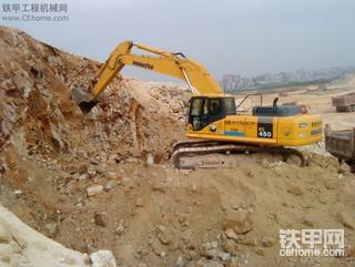 第一次接近PC450-7爽 激动