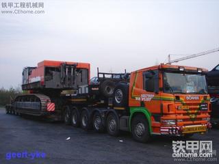 全新的日立870-3加长臂施工